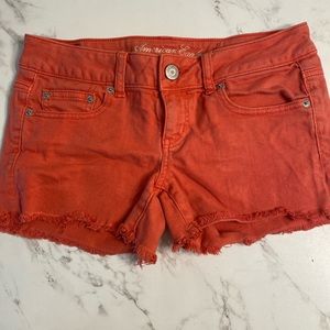 American eagle stretch jean shorts